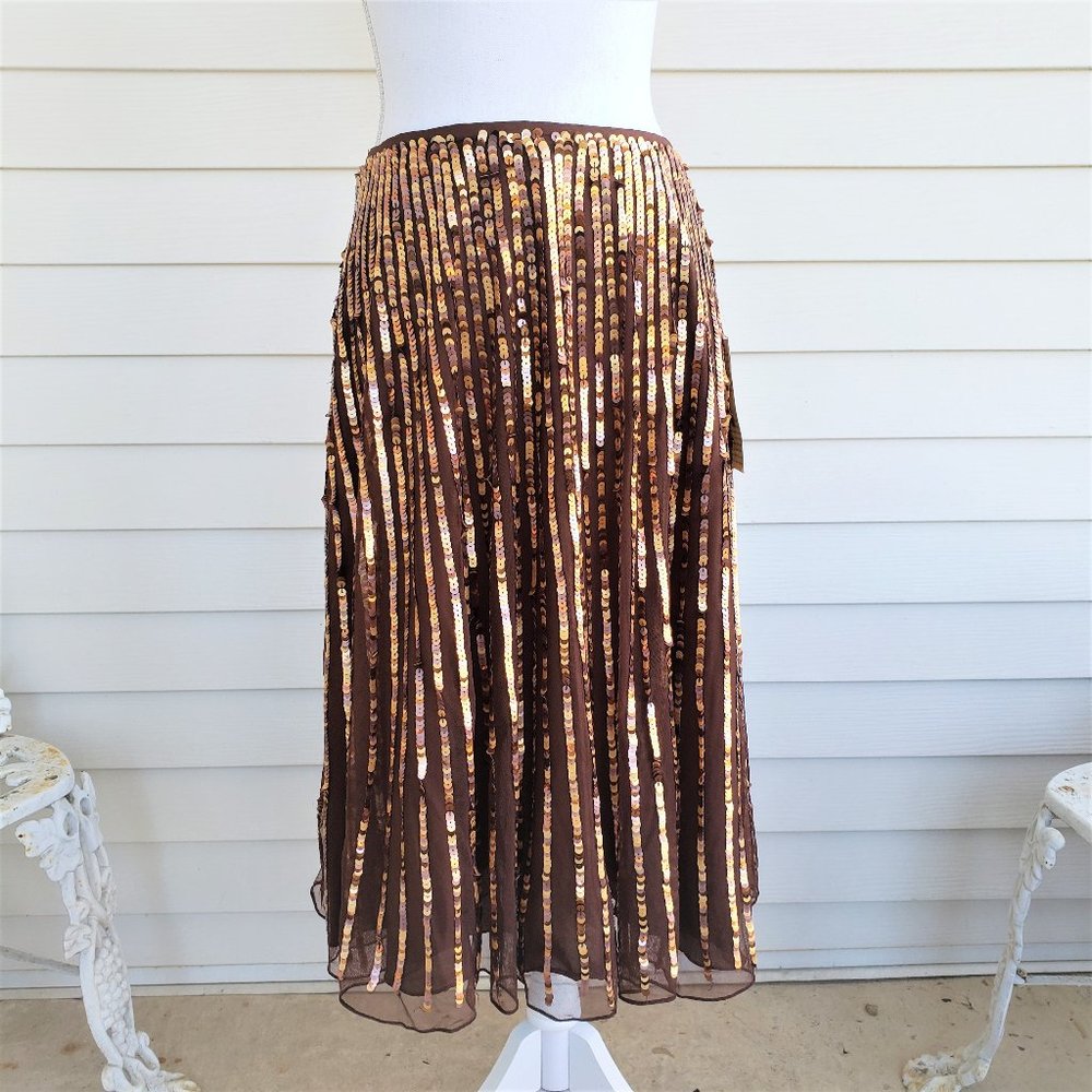 NWT Hand sewn sequined skirt from In Linea